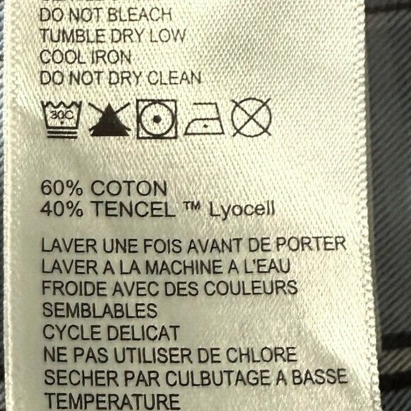 Tommy Bahama Men's Size L Blue Plaid Button Down Shirt Short Sleeve - Picture 5 of 5